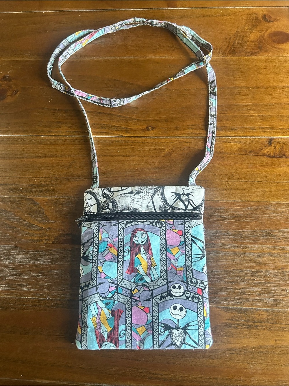 Handmade Nightmare Before Christmas Crossbody Bag
